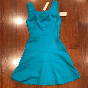 Blue a line dress